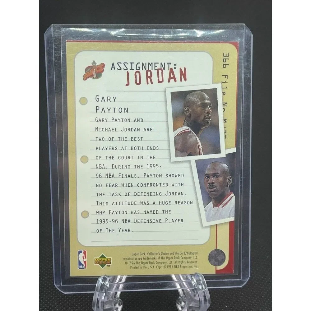 Michael Jordan Collectors choice 1996-97 Assigment Jordan #366